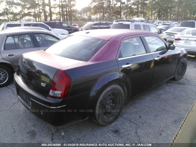 2C3KA53G67H682386 - 2007 CHRYSLER 300 TOURING RED photo 4