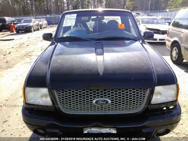 1FTYR10U82TA66587 - 2002 FORD RANGER BLACK photo 10