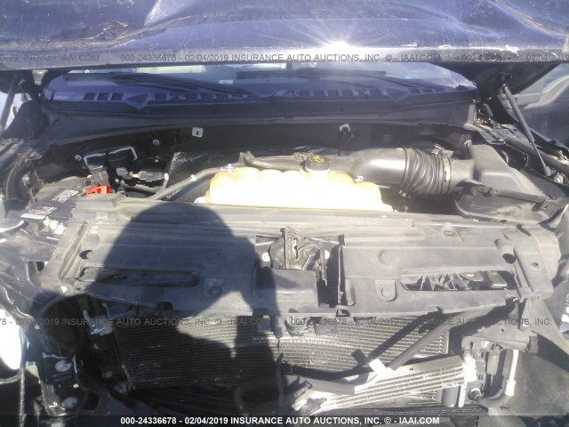 1FTEX1CP1GFA28686 - 2016 FORD F150 SUPER CAB BLACK photo 10