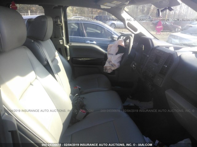 1FTEX1CP1GFA28686 - 2016 FORD F150 SUPER CAB BLACK photo 5