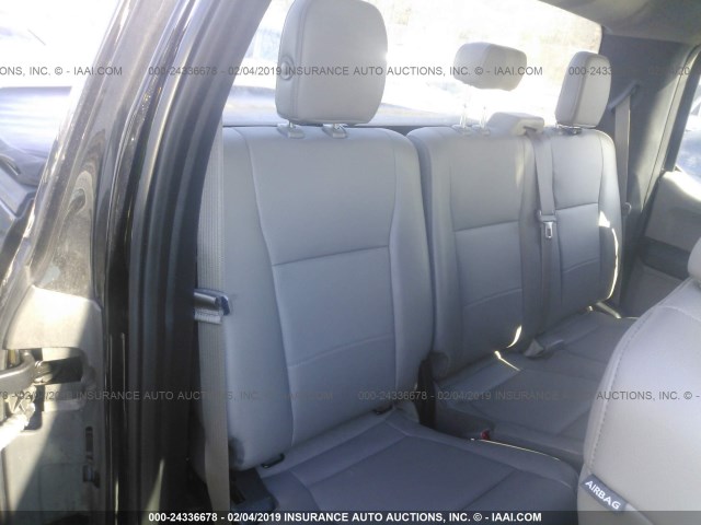 1FTEX1CP1GFA28686 - 2016 FORD F150 SUPER CAB BLACK photo 8