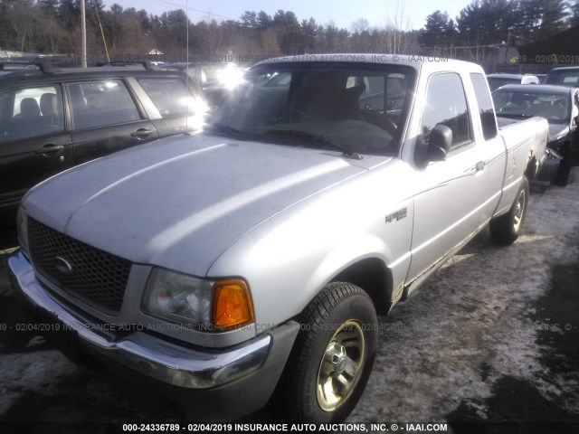 1FTZR45E63TA29160 - 2003 FORD RANGER SUPER CAB SILVER photo 2