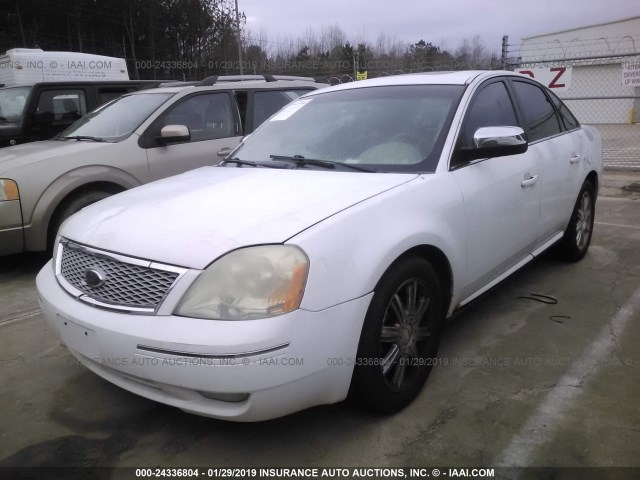 1FAFP25167G104423 - 2007 FORD FIVE HUNDRED LIMITED WHITE photo 2