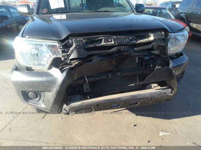 5TFTX4CNXDX022186 - 2013 TOYOTA TACOMA ACCESS CAB ნაცრისფერი ფოტო 6