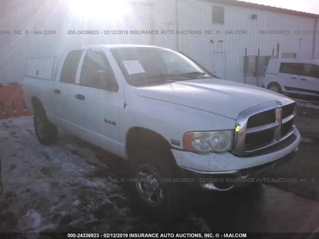 3D7KS28DX5G705497 - 2005 DODGE RAM 2500 ST/SLT WHITE photo 1