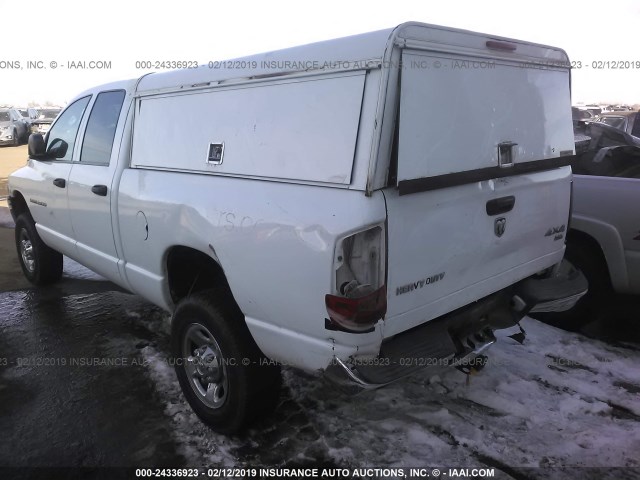 3D7KS28DX5G705497 - 2005 DODGE RAM 2500 ST/SLT WHITE photo 6