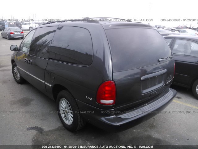 1C4GP54L3YB636312 - 2000 CHRYSLER TOWN & COUNTRY LXI BLACK photo 3