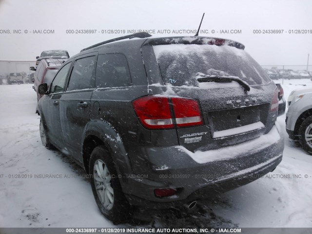 3C4PDCBG1FT754874 - 2015 DODGE JOURNEY SXT GRAY photo 3