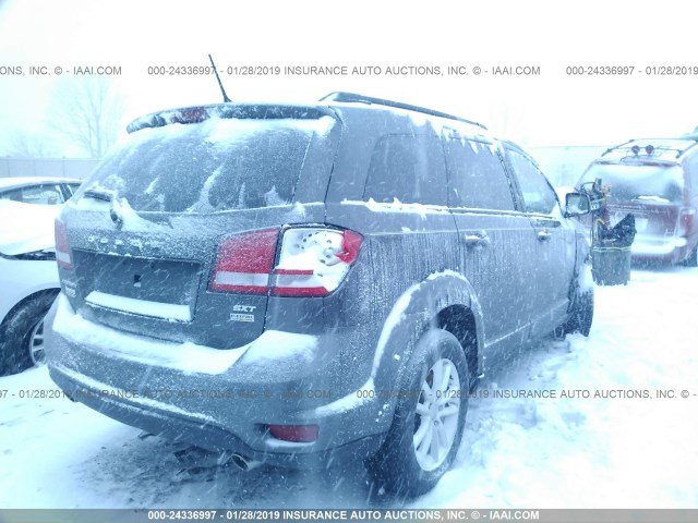 3C4PDCBG1FT754874 - 2015 DODGE JOURNEY SXT GRAY photo 4