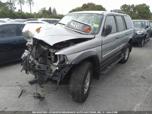 JA4LS31H51P023757 - 2001 MITSUBISHI MONTERO SPORT XLS GRAY photo 2