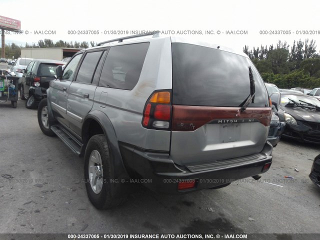 JA4LS31H51P023757 - 2001 MITSUBISHI MONTERO SPORT XLS GRAY photo 3