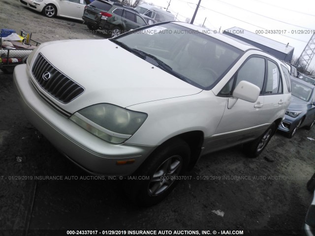 JT6GF10U5Y0061403 - 2000 LEXUS RX 300 WHITE photo 2