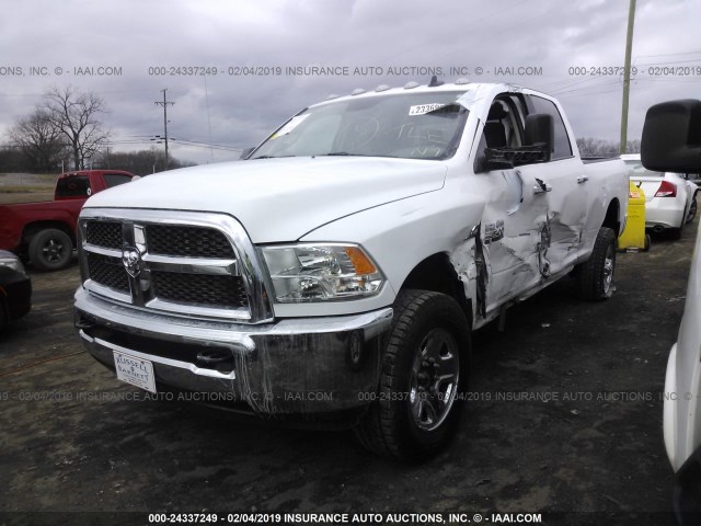 3C6UR5DL1GG317095 - 2016 RAM 2500 SLT WHITE photo 2