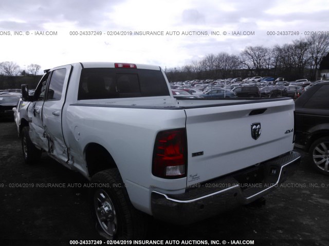 3C6UR5DL1GG317095 - 2016 RAM 2500 SLT WHITE photo 3