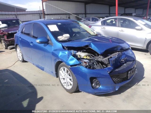 JM1BL1M65C1550149 - 2012 MAZDA 3 S BLUE photo 1