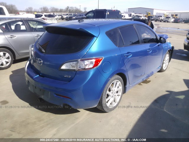 JM1BL1M65C1550149 - 2012 MAZDA 3 S BLUE photo 4