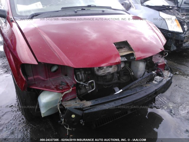 2D4GP44L77R277981 - 2007 DODGE GRAND CARAVAN SXT RED photo 6