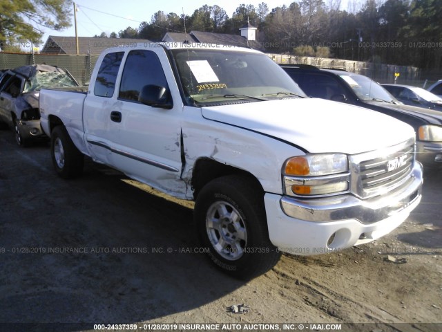 1GTEK19B75E197026 - 2005 GMC NEW SIERRA K1500 WHITE photo 1