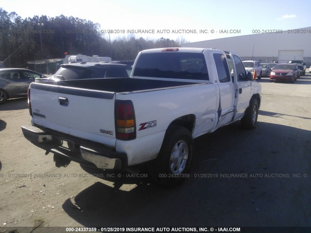 1GTEK19B75E197026 - 2005 GMC NEW SIERRA K1500 WHITE photo 4