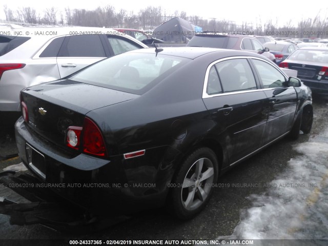 1G1ZC5E13BF138802 - 2011 CHEVROLET MALIBU 1LT შავი ფოტო 4