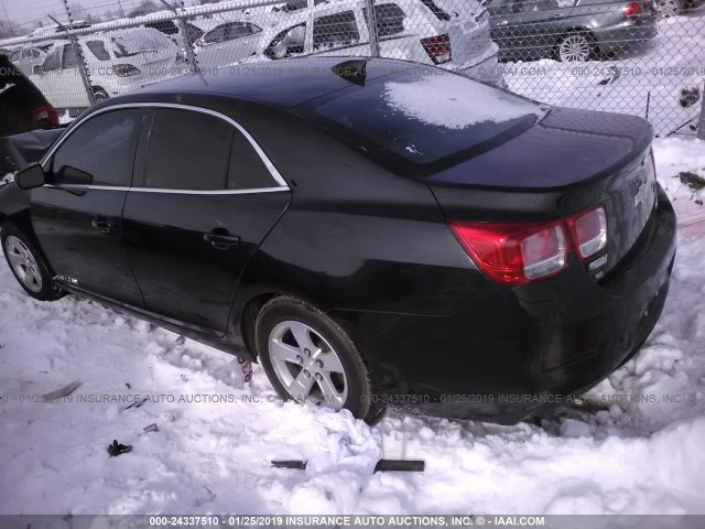 1G11C5SL8FF190385 - 2015 CHEVROLET MALIBU 1LT BLACK photo 3