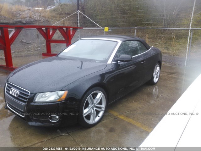 WAUAFAFH2BN000736 - 2011 AUDI A5 PREMIUM BLACK photo 2