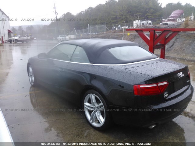 WAUAFAFH2BN000736 - 2011 AUDI A5 PREMIUM BLACK photo 3