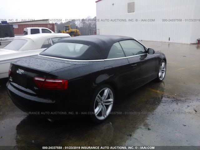 WAUAFAFH2BN000736 - 2011 AUDI A5 PREMIUM BLACK photo 4