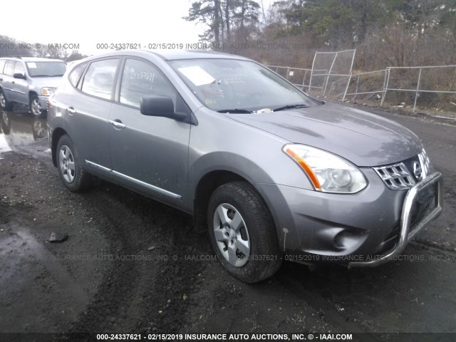 JN8AS5MV1CW701587 - 2012 NISSAN ROGUE GRAY photo 1