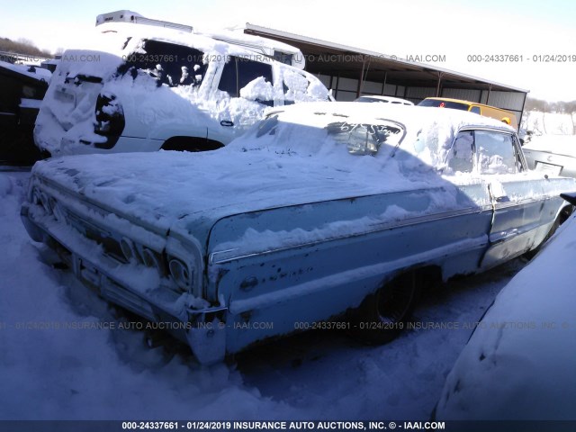 41447L11529 - 1964 CHEVROLET IMPALA SS BLUE photo 4