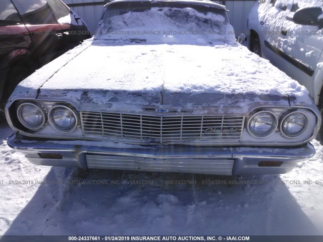 41447L11529 - 1964 CHEVROLET IMPALA SS BLUE photo 6