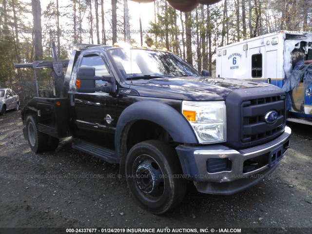 1FDUF4GT1EEB57730 - 2014 FORD F450 SUPER DUTY BLACK photo 1