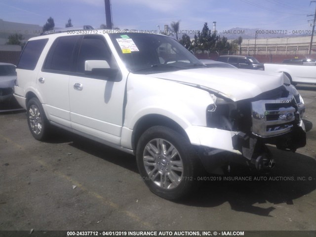 1FMJU2A50CEF13749 - 2012 FORD EXPEDITION LIMITED WHITE photo 1