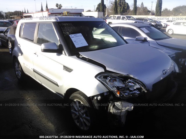 KNDJT2A60D7772795 - 2013 KIA SOUL +/!/SPORT SILVER photo 1