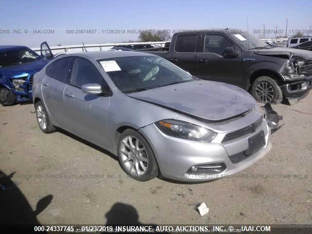 1C3CDFBA8DD321460 - 2013 DODGE DART SXT SILVER photo 1