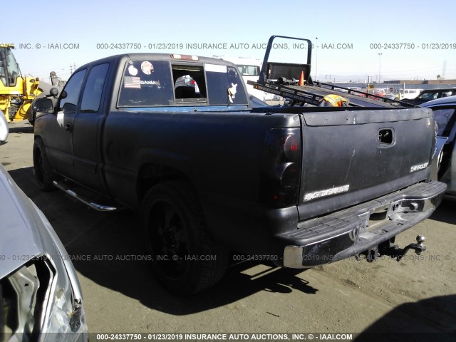 2GCEC19TX31152151 - 2003 CHEVROLET SILVERADO C1500 BLACK photo 3