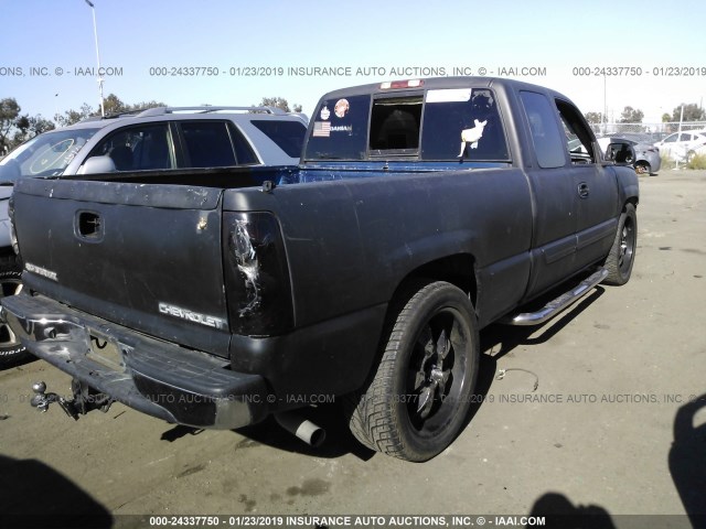 2GCEC19TX31152151 - 2003 CHEVROLET SILVERADO C1500 BLACK photo 4