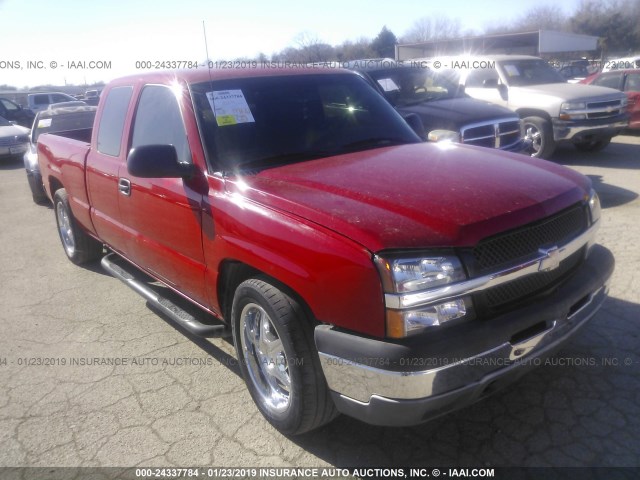 2GCEC19X131276683 - 2003 CHEVROLET SILVERADO C1500 RED photo 1