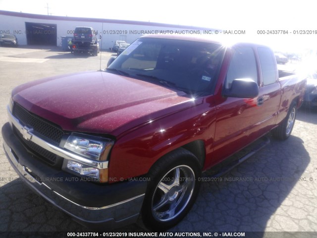 2GCEC19X131276683 - 2003 CHEVROLET SILVERADO C1500 RED photo 2