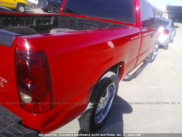 2GCEC19X131276683 - 2003 CHEVROLET SILVERADO C1500 RED photo 6