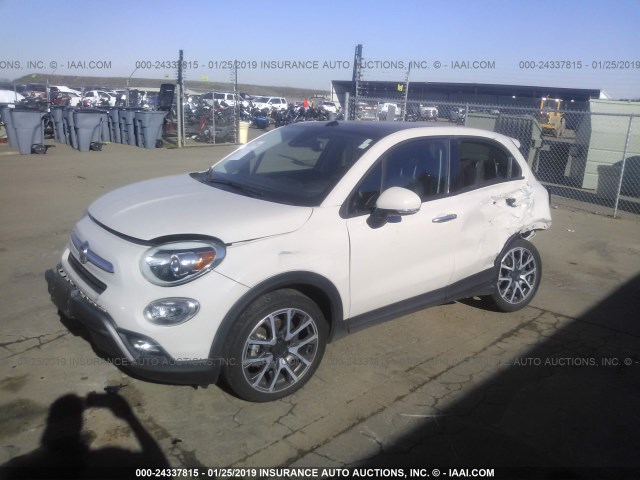 ZFBCFXET5GP411230 - 2016 FIAT 500X TREKKING PLUS CREAM photo 2