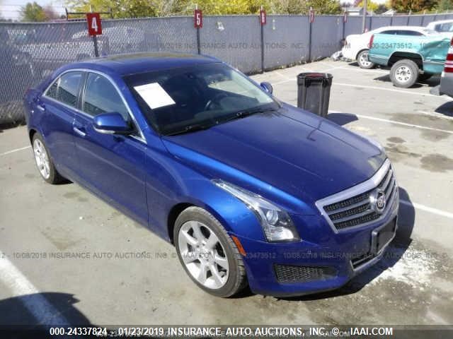 1G6AB5RA0D0131395 - 2013 CADILLAC ATS BLUE photo 1