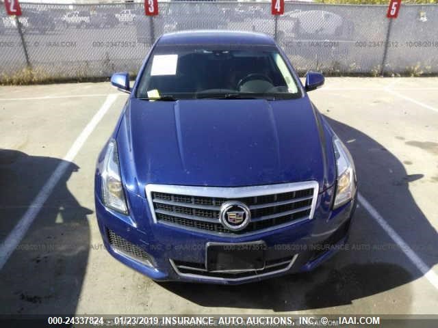 1G6AB5RA0D0131395 - 2013 CADILLAC ATS BLUE photo 6