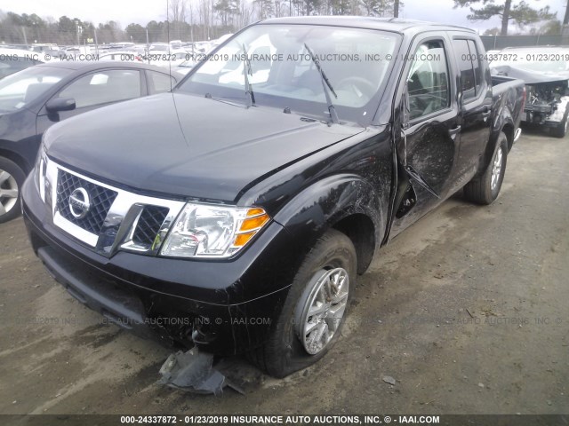 1N6AD0ER3KN701487 - 2019 NISSAN FRONTIER BLACK photo 2