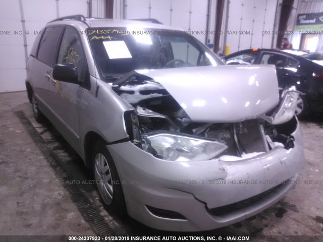 5TDZK23C59S253330 - 2009 TOYOTA SIENNA CE/LE SILVER photo 1