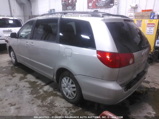 5TDZK23C59S253330 - 2009 TOYOTA SIENNA CE/LE SILVER photo 3