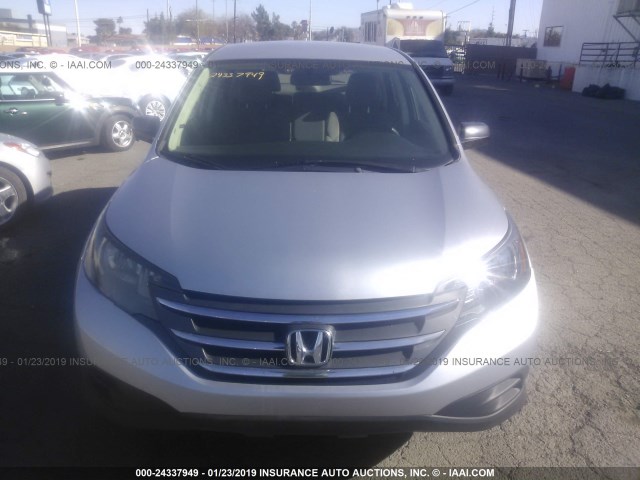 2HKRM4H3XCH622355 - 2012 HONDA CR-V LX GRAY photo 6