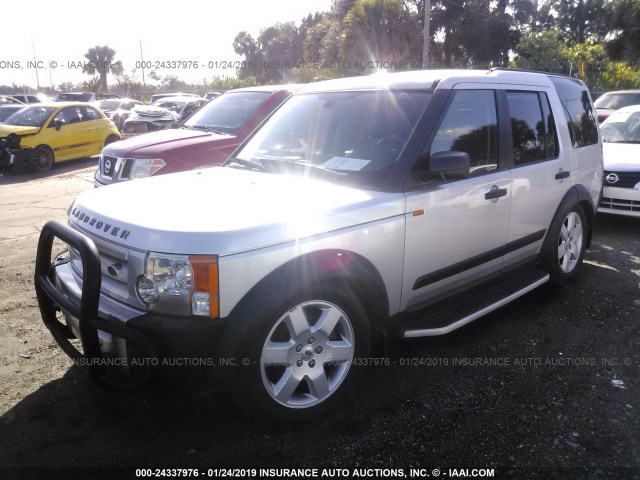 SALAG25456A359721 - 2006 LAND ROVER LR3 HSE SILVER photo 2