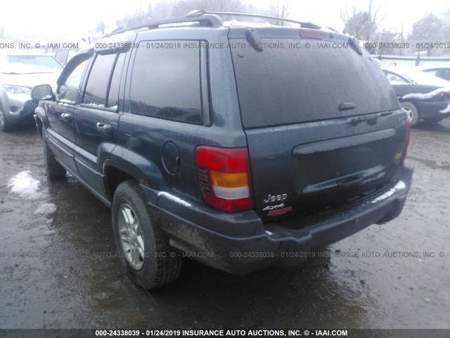 1J4GW48S54C411130 - 2004 JEEP GRAND CHEROKEE LAREDO/COLUMBIA/FREEDOM 绿色 照片 3