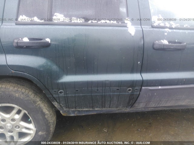 1J4GW48S54C411130 - 2004 JEEP GRAND CHEROKEE LAREDO/COLUMBIA/FREEDOM 绿色 照片 6